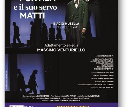 Trianon Viviani, “Il signor Puntila e il suo servo Matti” secondo Massimo Venturiello