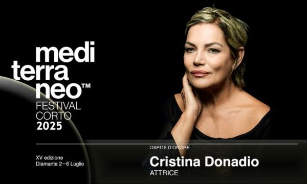 Cristina Donadio ospite d’onore al Mediterraneo Festival Corto 2025: tra cinema, teatro e diritti umani