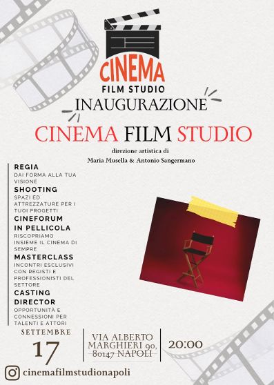 Nasce a Barra nel cuore della periferia est di Napoli “Cinema Film Studio”, nuovo spazio dedicato al mondo del cinema e della recitazione nella sua forma più autentica